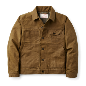 Alternative view of Tin Cloth Short Lined Cruiser Jacket - Dark Tan