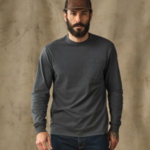 Long Sleeve Outfitter Pocket T-Shirt - Dark Slate