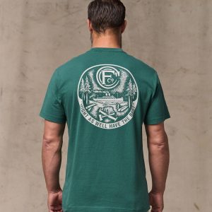 Alternative view of Forestry Graphic T-Shirt - Mallard Green