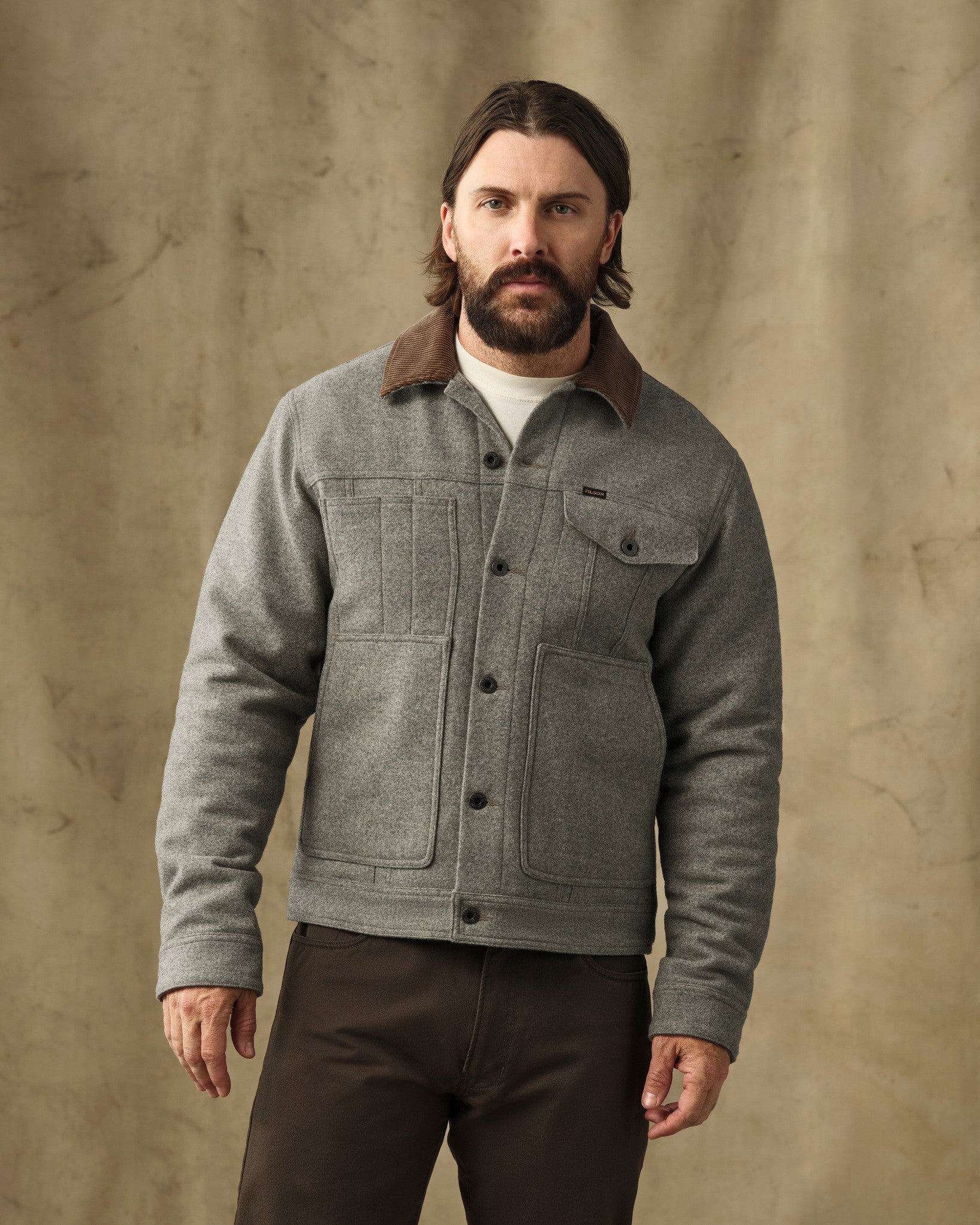 Spokane Insulated Short Cruiser - Vintage Heather Gray