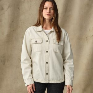 Women's Denim Shirt - Natural Seed