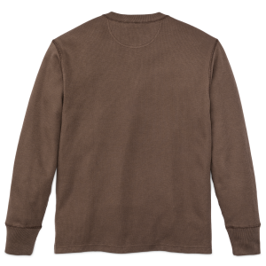 Alternative view of Waffle Knit Henley - Brown