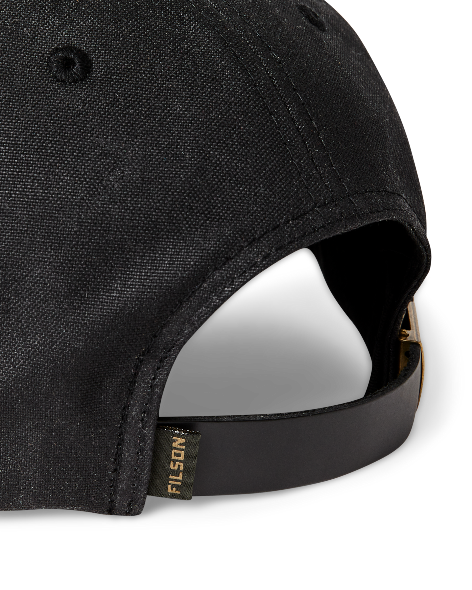 Waxed Low-profile Logger Cap - Black - Image 3