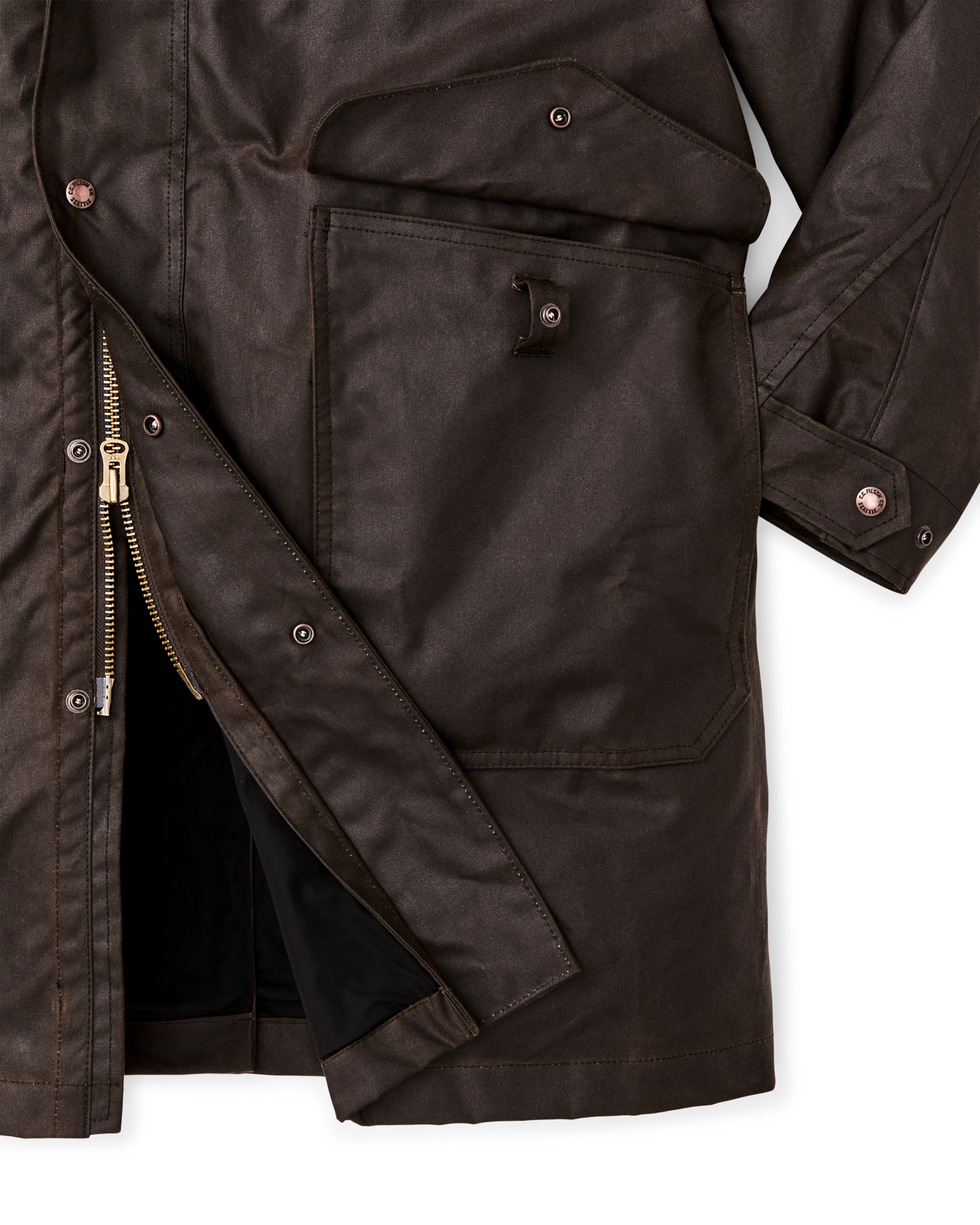 Shelter Cloth Trench Coat - Orca Gray - Image 10
