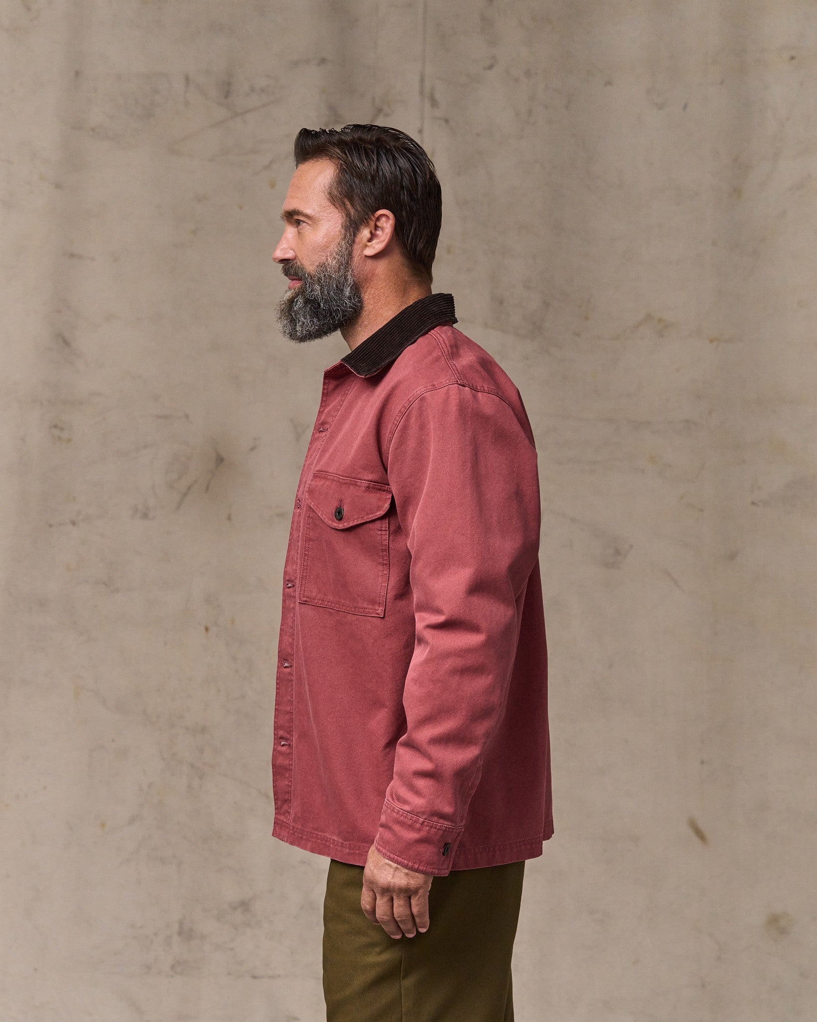 Rustic Canvas Jac-shirt - Red Rock - Image 4