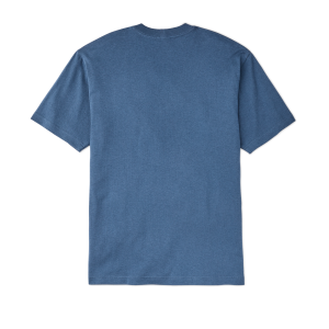 Alternative view of Frontier Graphic T-shirt - Light Blue / Mountain Lake