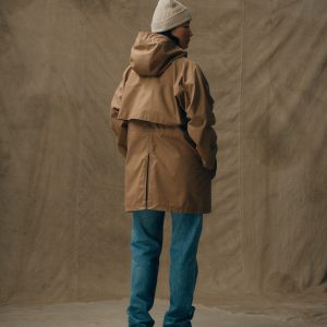 Alternative view of Women's Aviator Cloth Long Raincoat - Dark Tan