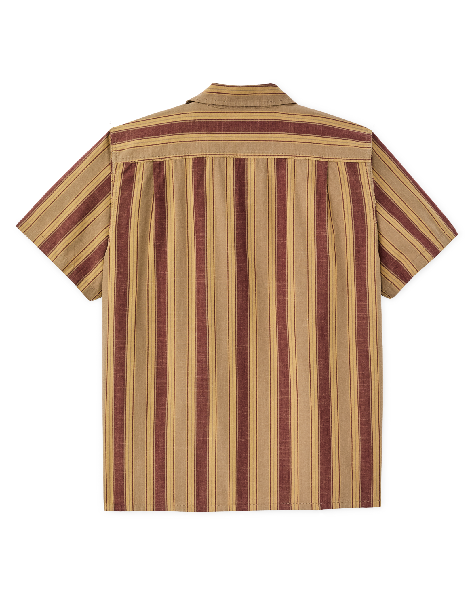 Chambray Camp Shirt - Brick / Tan - Image 6