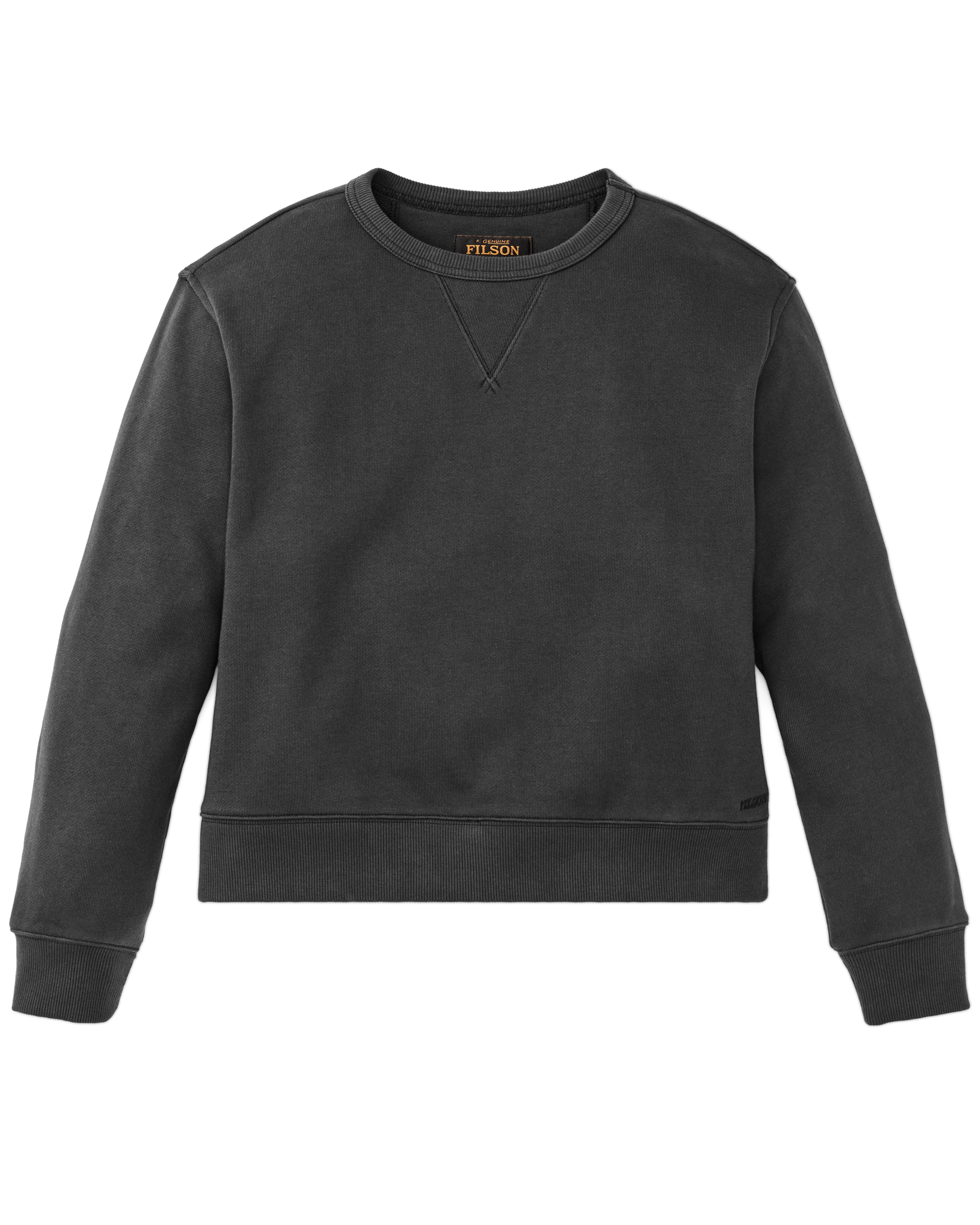 Women's French Terry Crewneck - Faded Black - Image 4