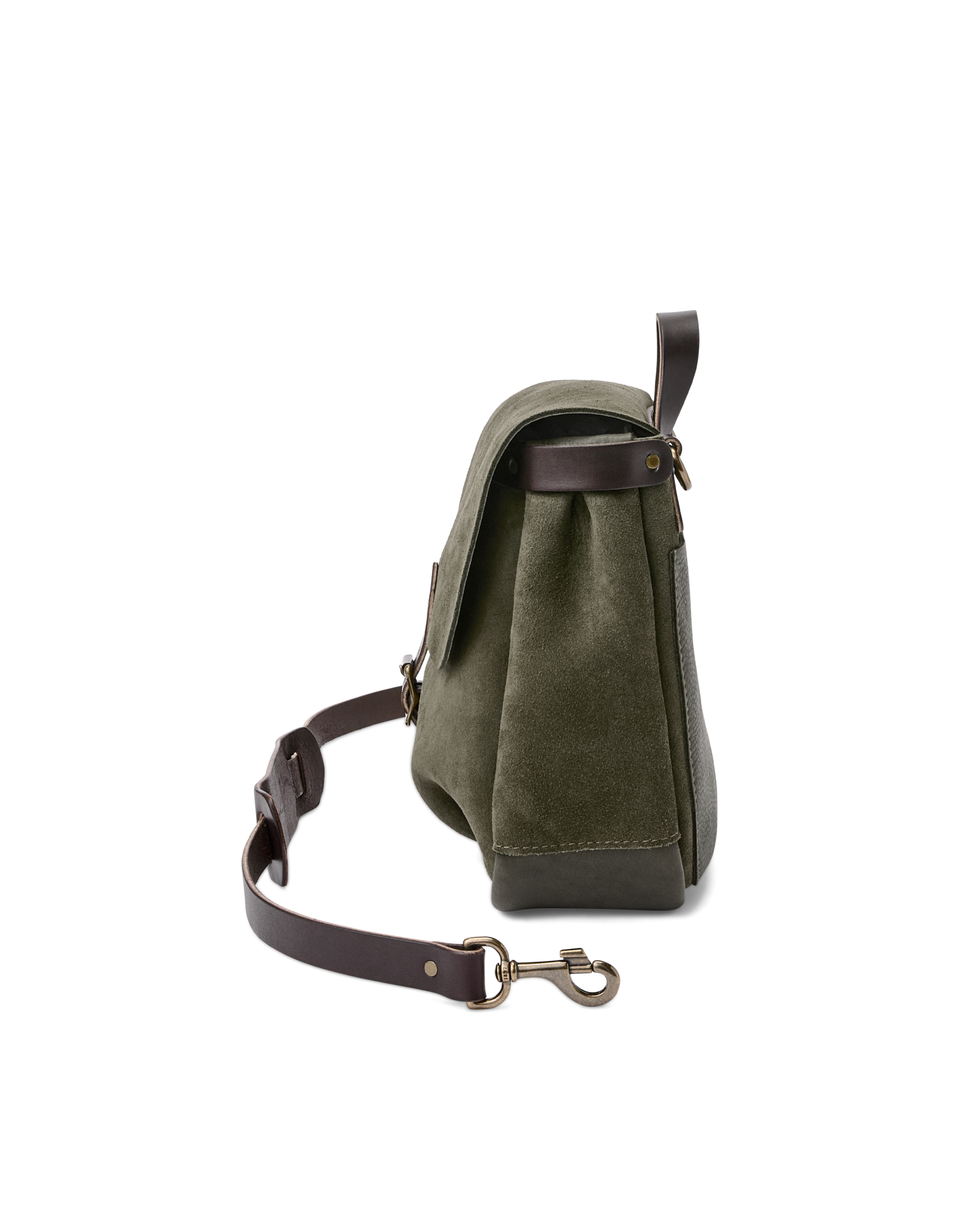 Workshop Leather Messenger Bag - Green - Image 3