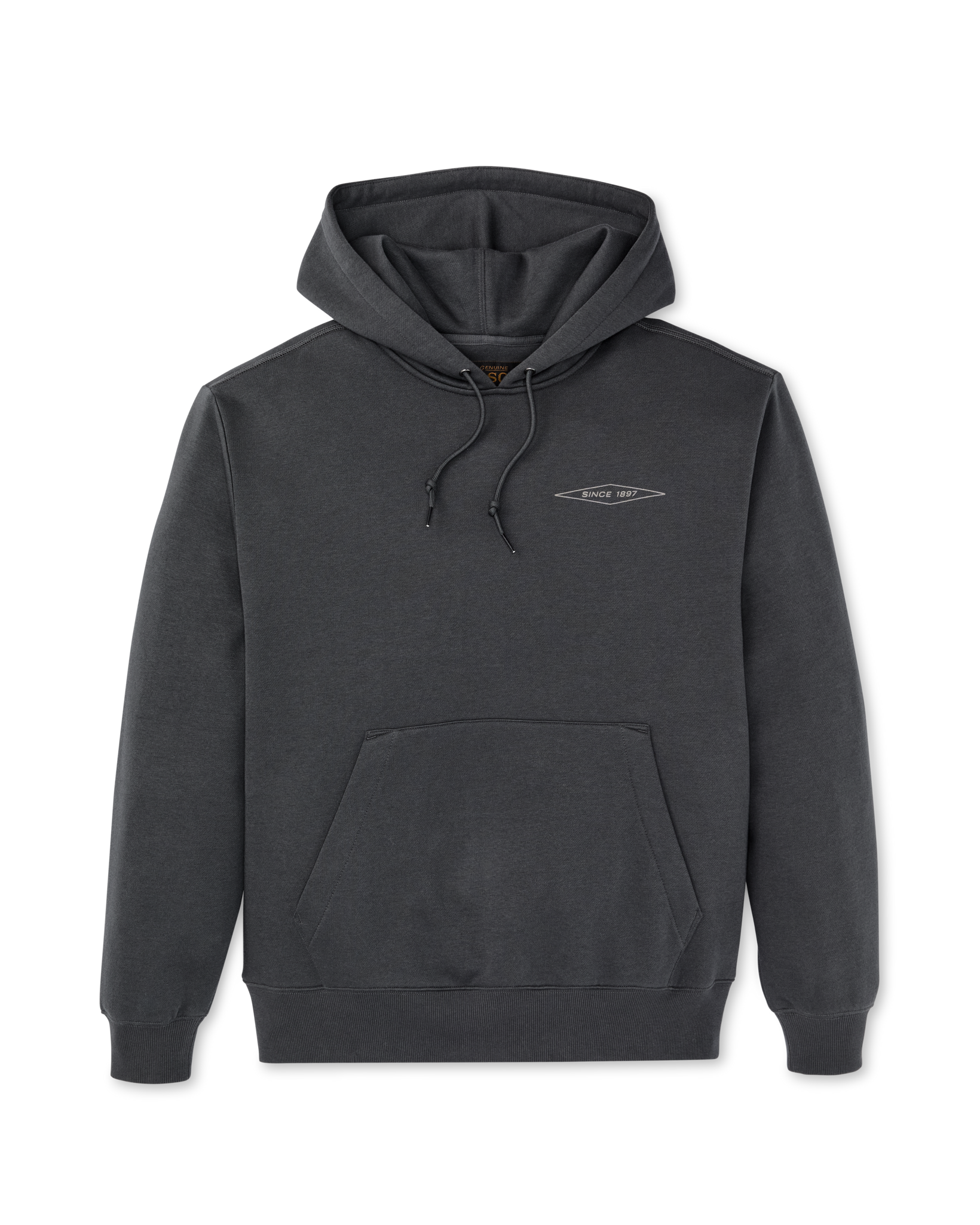 Diamond Graphic Hoodie - Faded Black - Image 4