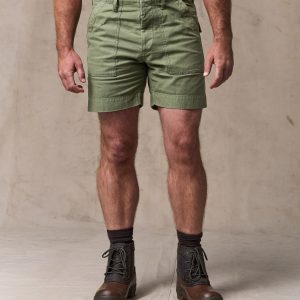 Field Supply Shorts - Washed Fatigue Green