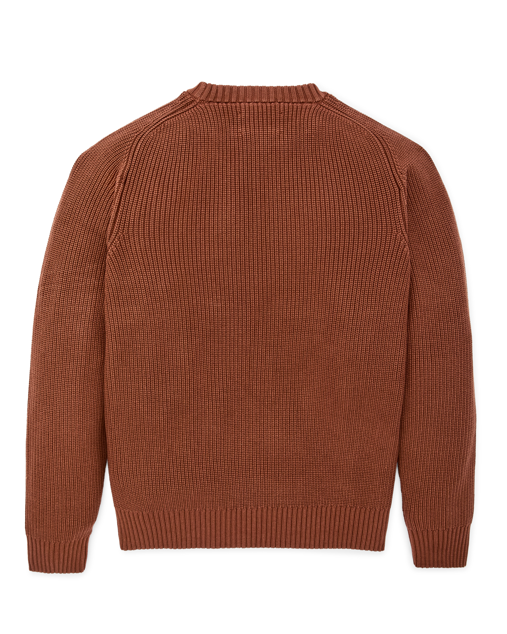 Vintage Cotton Crewneck Sweater - Rust - Image 5
