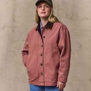 Women's Canvas Barn Coat - Mahogany