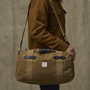 Small Tin Cloth Duffle Bag - Dark Tan
