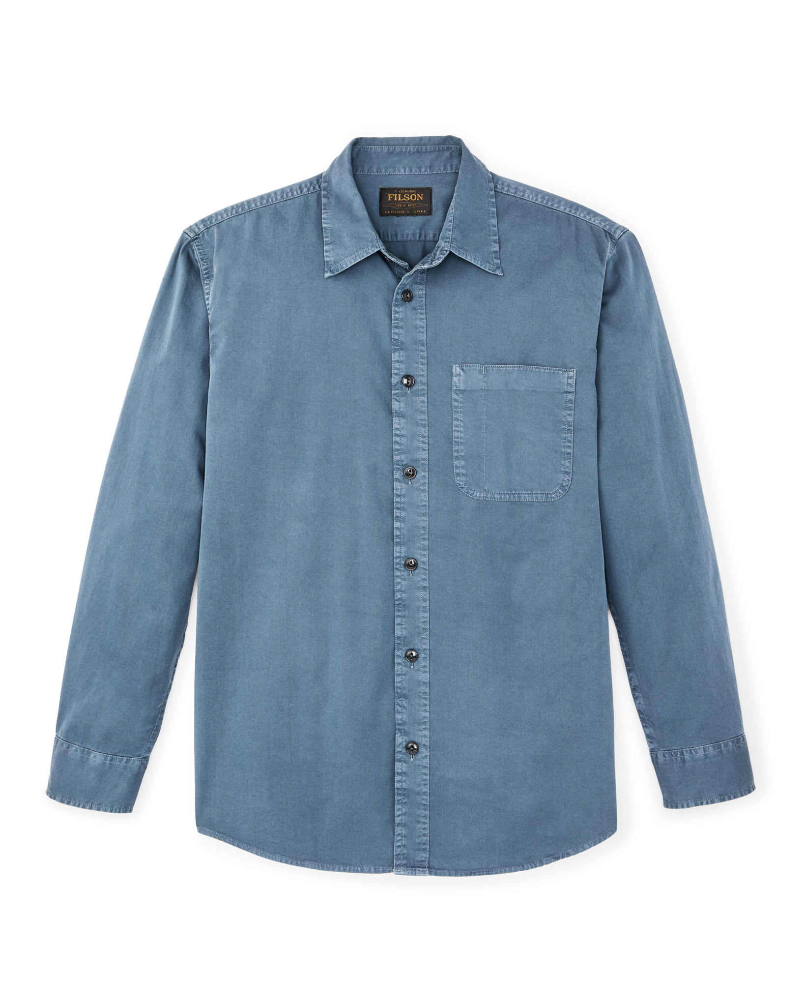 4.5-oz. Twill Shirt - Orion Blue - Image 5