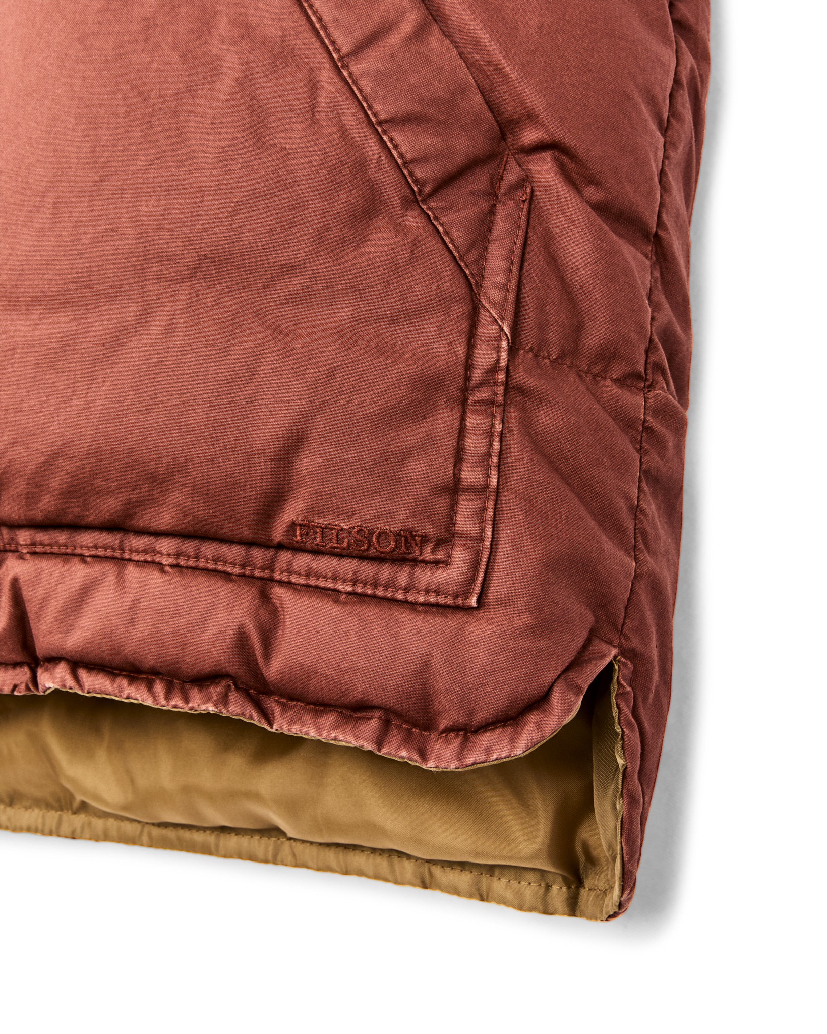 Women's Heritage Cotton Down Vest - Smoked Paprika - Image 7