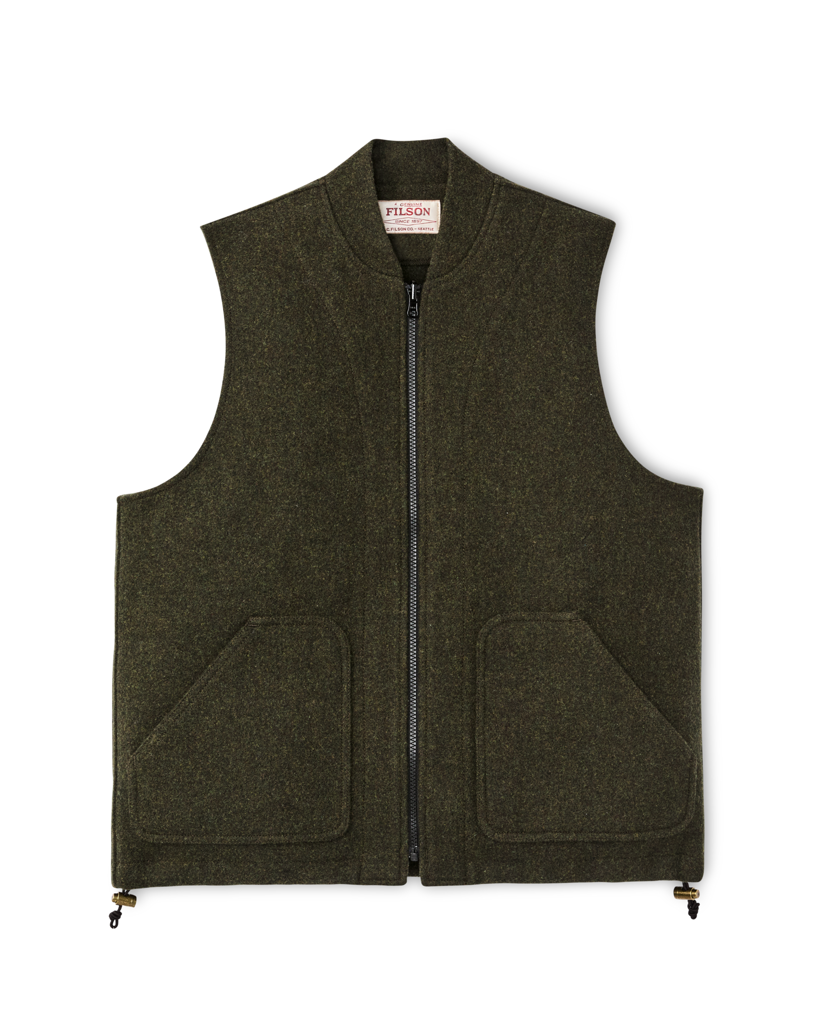 Wool Vest Liner - Forest Green