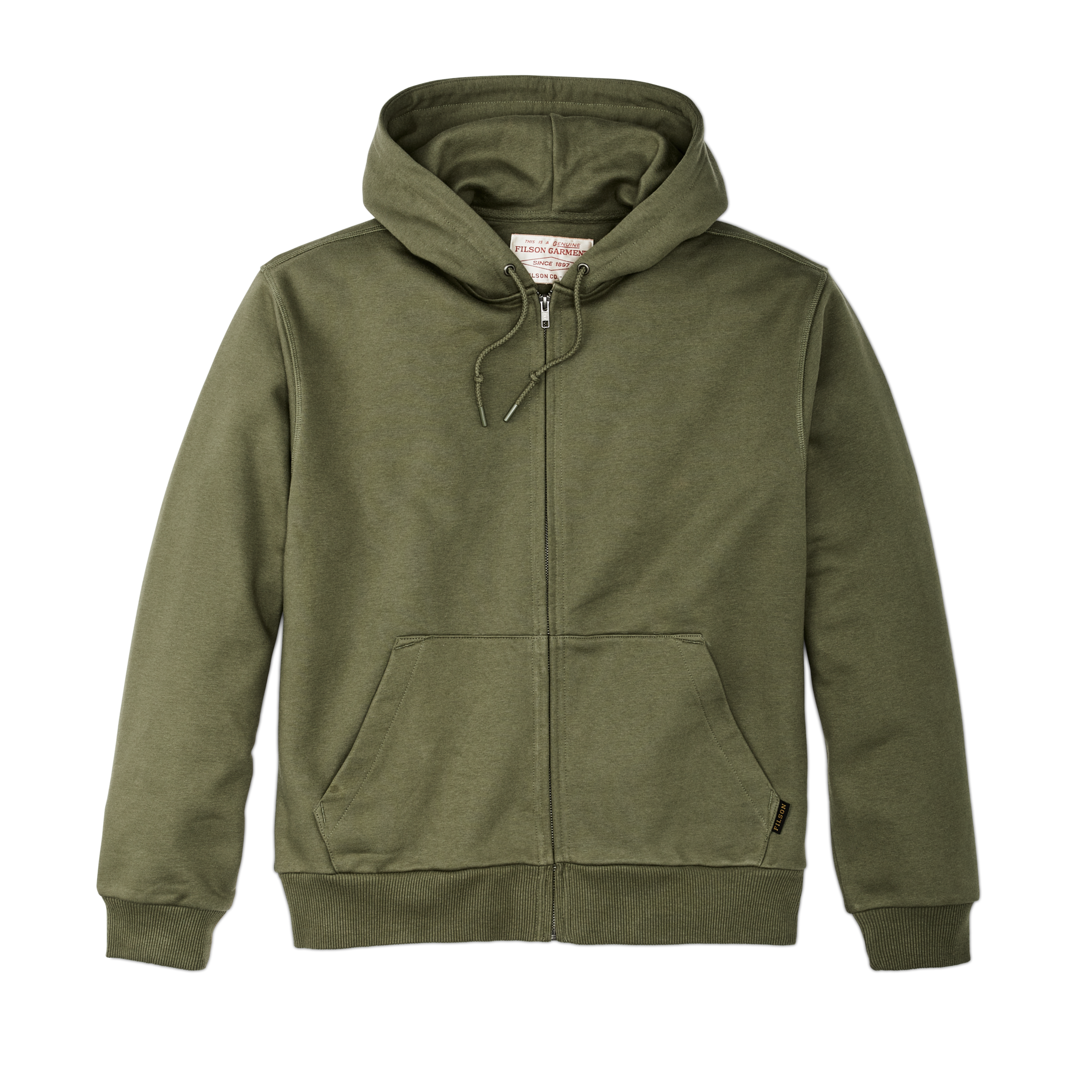 Prospector Full-zip Hoodie - Olive Drab