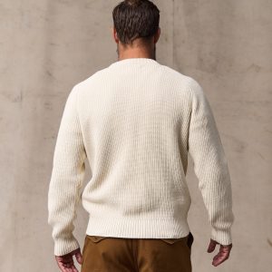 Alternative view of Vintage Cotton Crewneck Sweater - Natural