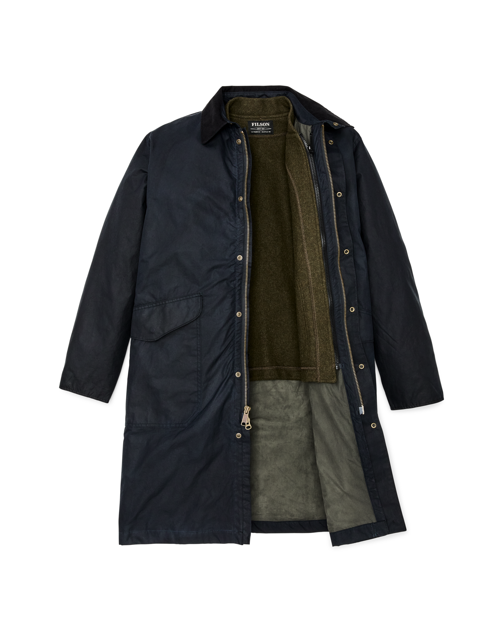Cover Cloth Trench Coat - Harbor Blue - Image 7