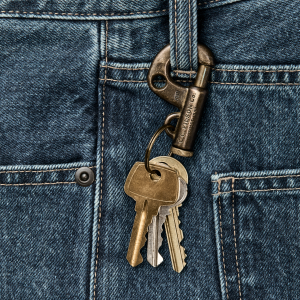 Alternative view of Coal Iron Forge Brass Piston Key Hook - Brass