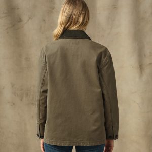 Alternative view of Women's Canvas Barn Coat - Marsh Olive