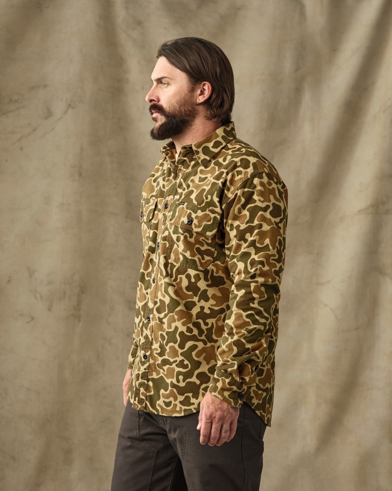 Field Flannel Shirt - Buckskin Camo - Image 3