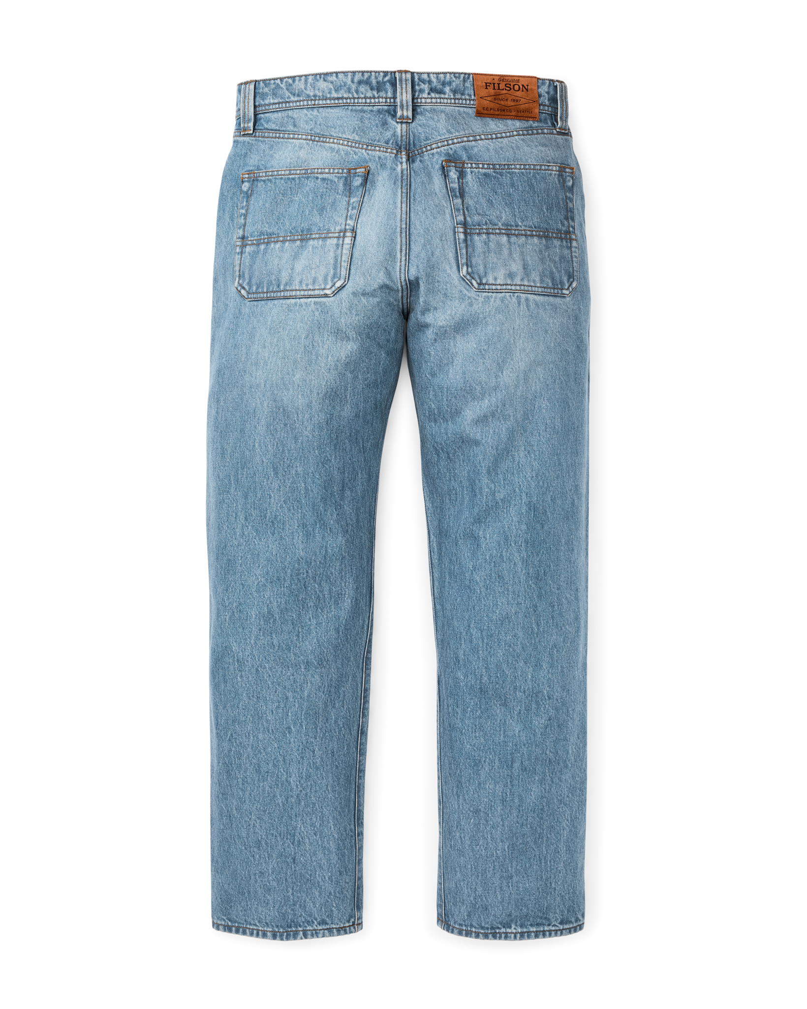 14-oz. Double-Front Jeans - Vintage Indigo - Image 5
