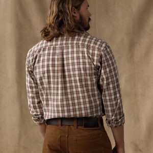 Alternative view of Chambray Button-Down Shirt - Cascade Plaid