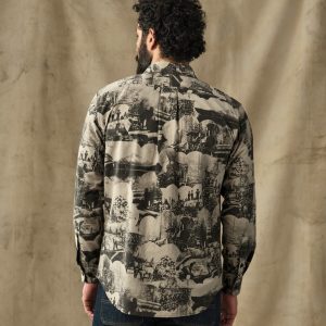 Alternative view of Field Flannel Shirt - Vintage Khaki Print