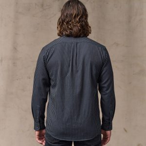 Alternative view of Lightweight Alaskan Guide Shirt - Indigo / Ticking Stripe
