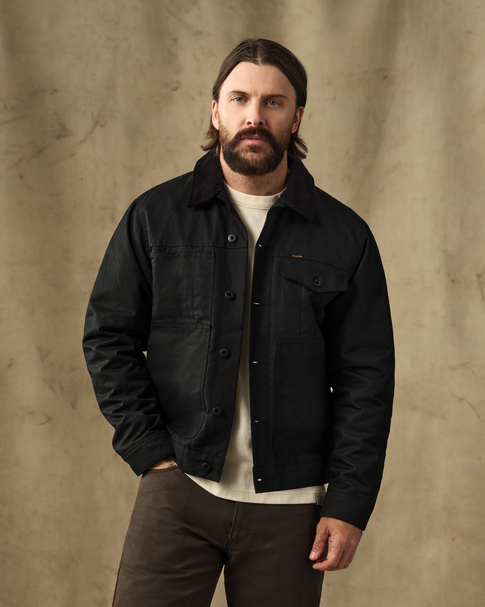 Insulated Short Cruiser Jacket - Black
