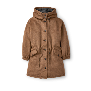Alternative view of Women's Wool Mohair Parka - Brown