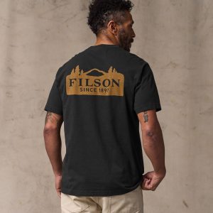 Alternative view of Scenic Graphic T-shirt - Black