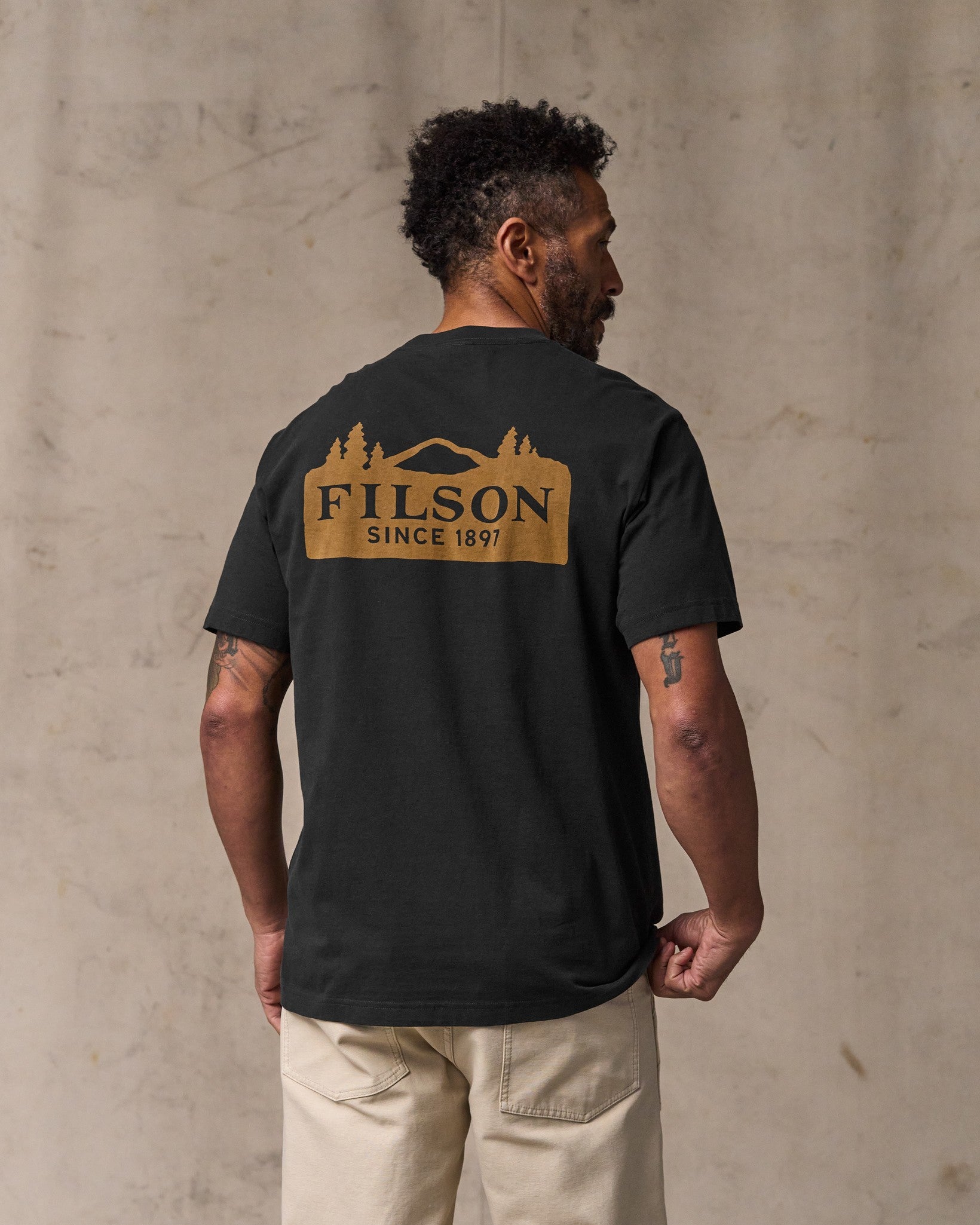 Scenic Graphic T-shirt - Black - Image 2