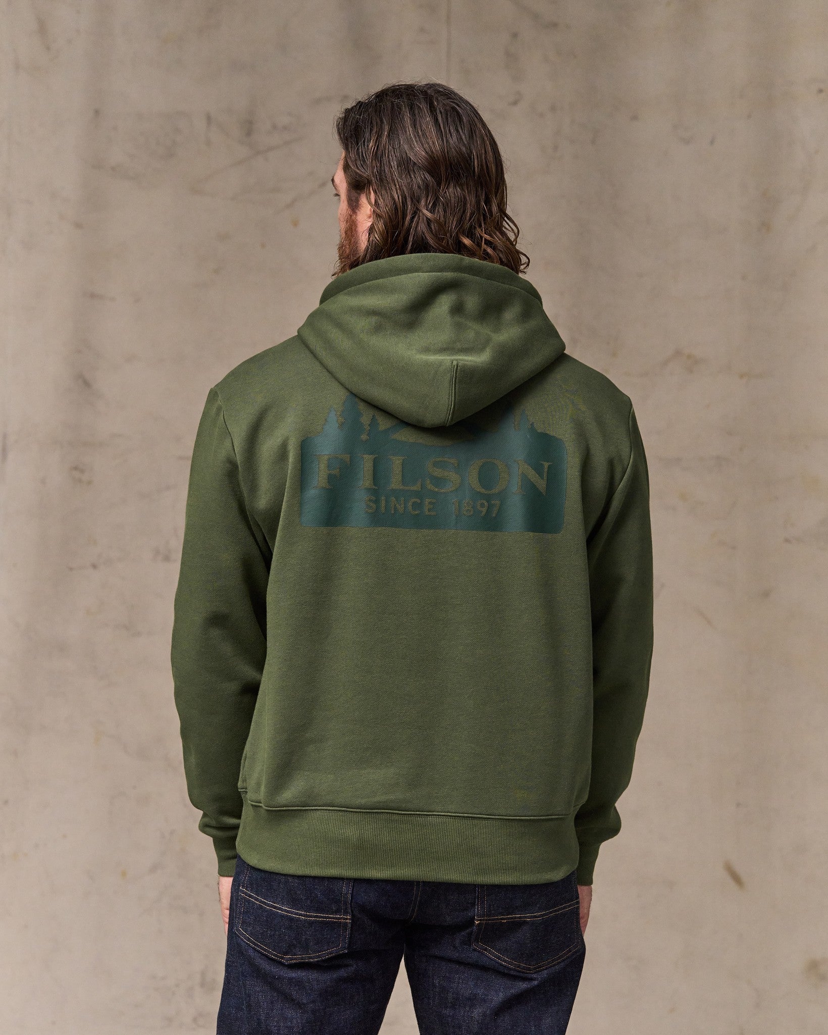 Scenic Graphic Hoodie - Surplus Green - Image 2