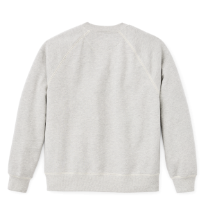 Alternative view of Quarter-zip Terry Sweatshirt - Heather Gray