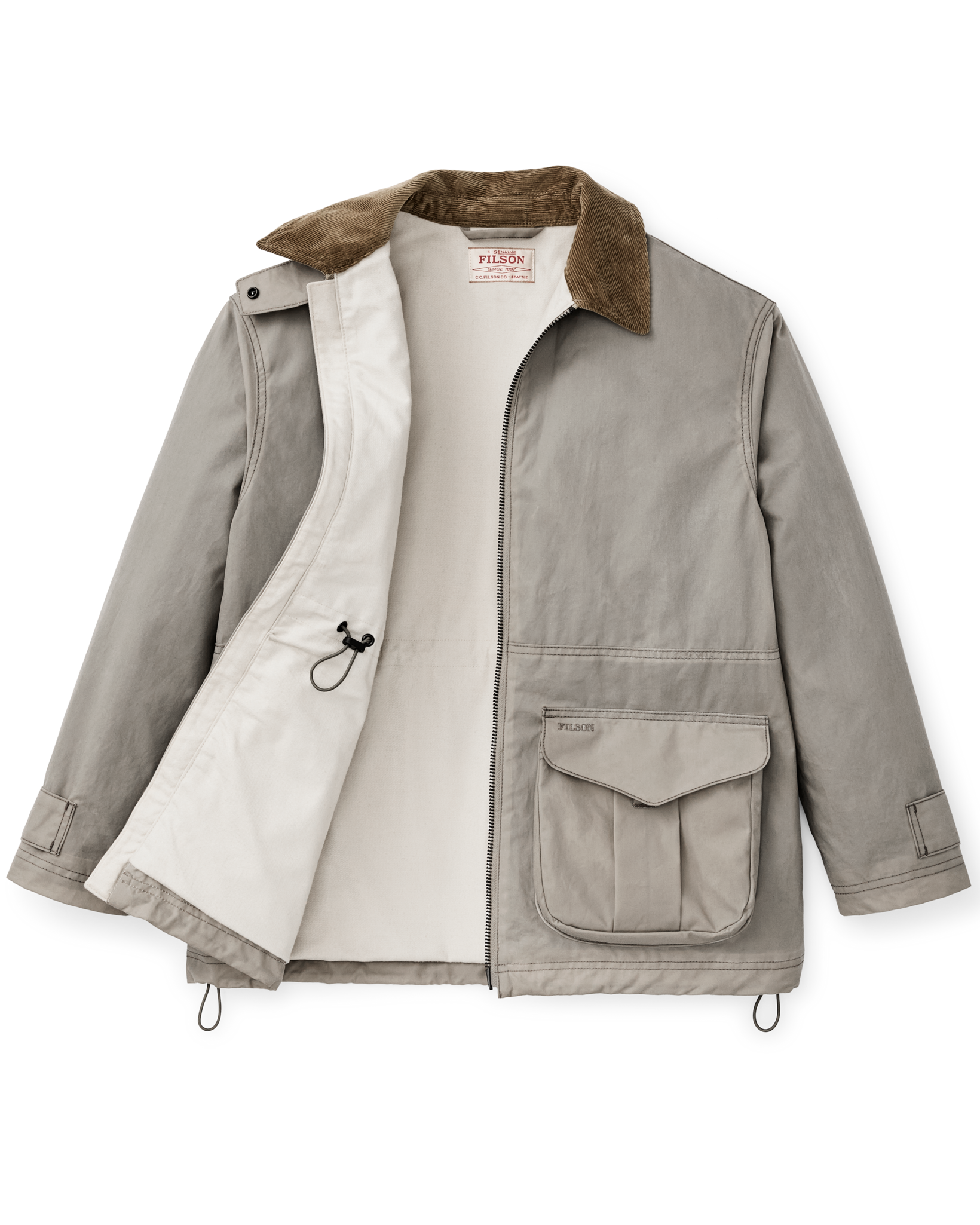 Women's Cover Cloth Raincoat - Twine - Image 3