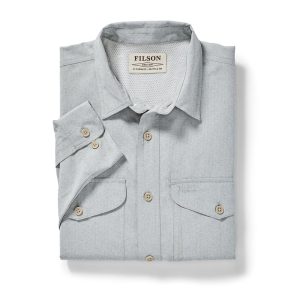 Twin Lakes Sport Shirt - Mint Gray