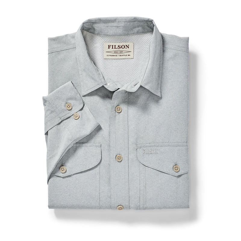 Twin Lakes Sport Shirt - Mint Gray
