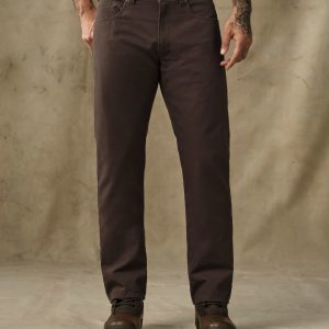 Dry Tin Cloth 5-Pocket Pants - Seal Brown