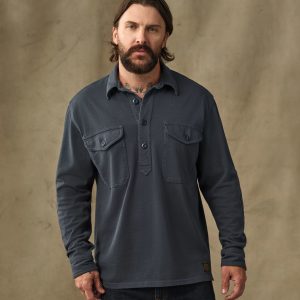 Field Knit Pullover Shirt - Bluefin