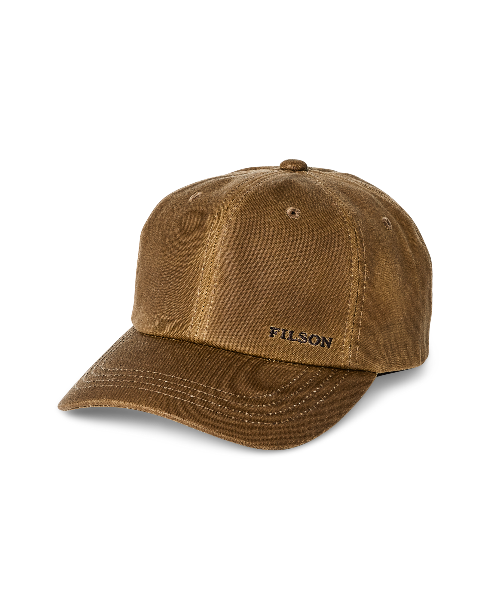 Waxed Low-profile Logger Cap - Dark Khaki