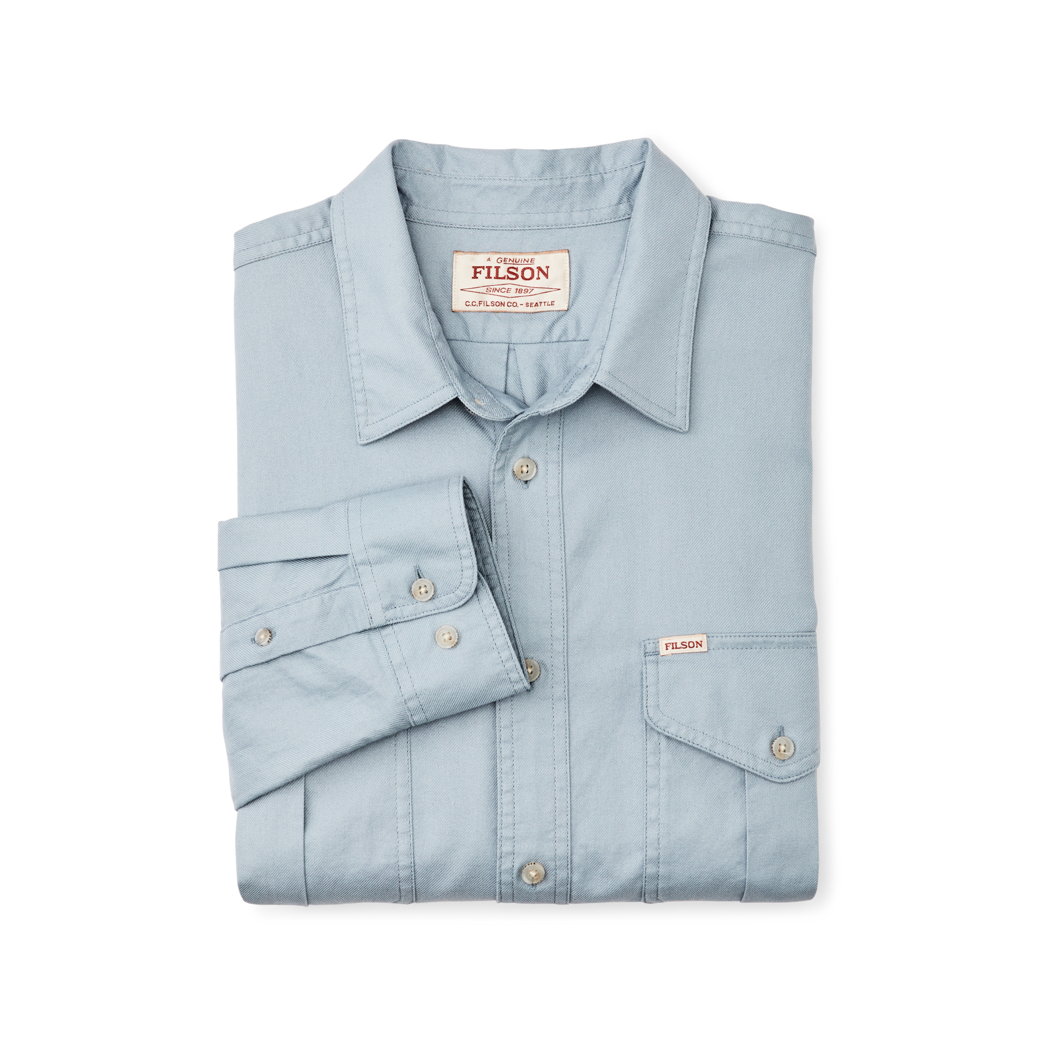 Lightweight Alaskan Guide Shirt - Dust Blue - Image 3