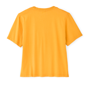 Alternative view of Women's Short Sleeve Pocket Tee - Golden Yellow