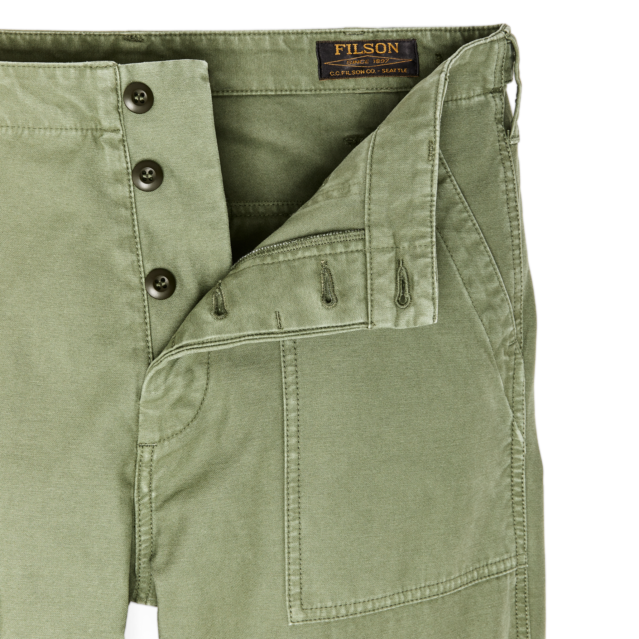 Field Supply Pants - Washed Fatigue Green - Image 7