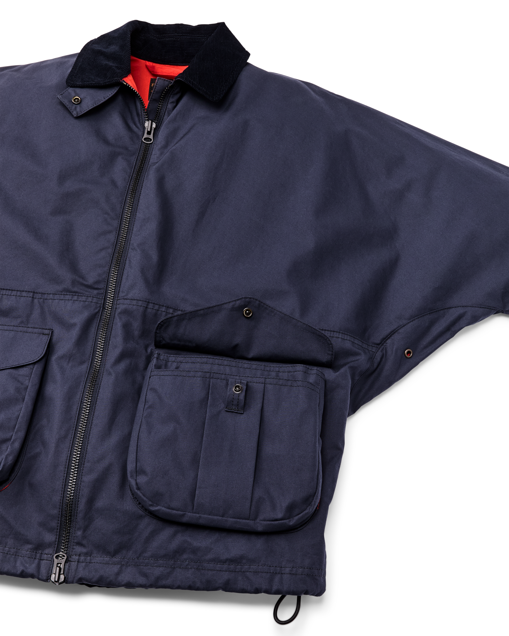 Women's Aviator Cloth Work Jacket - Navy - Image 7