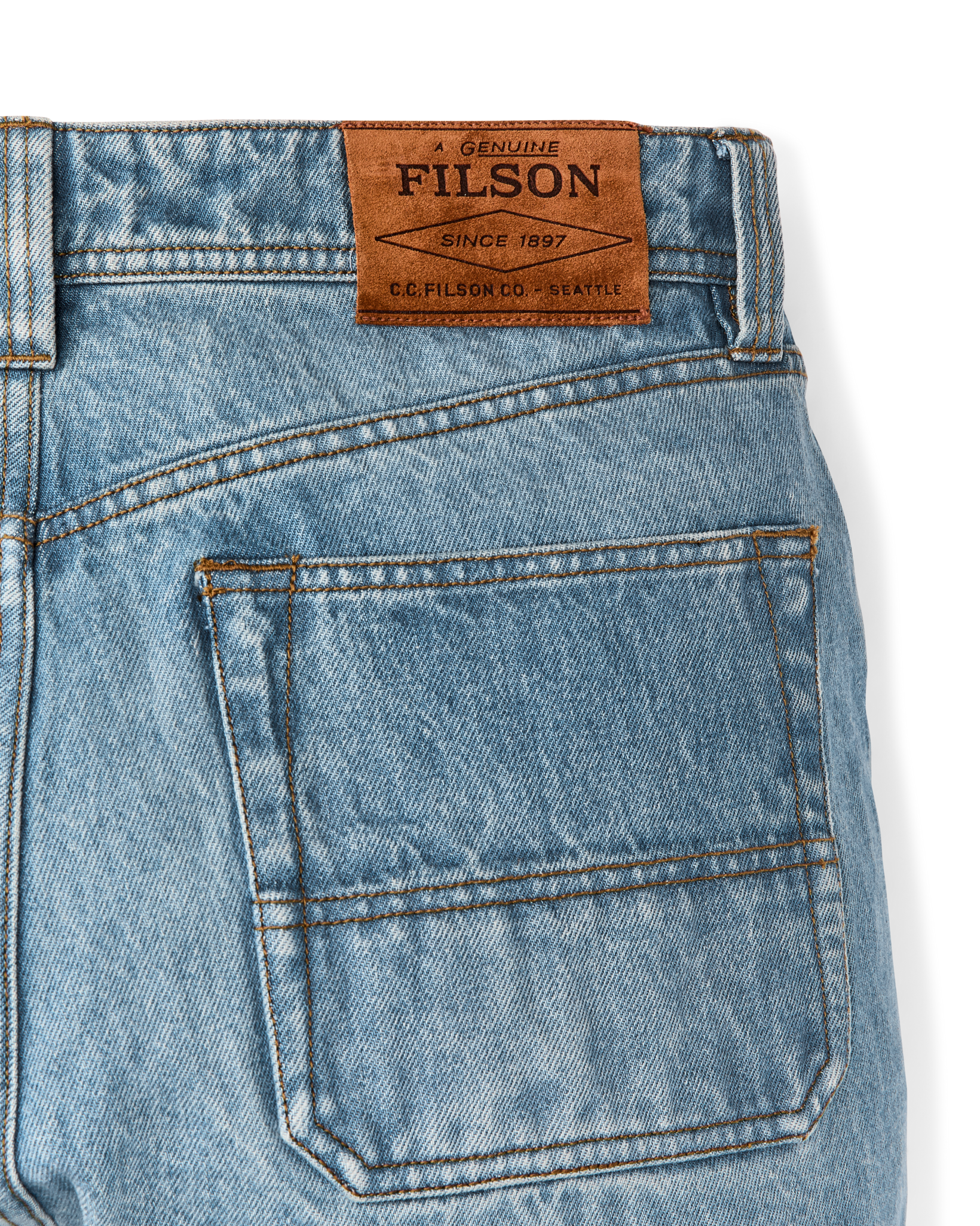 14-oz. Double-Front Jeans - Vintage Indigo - Image 7