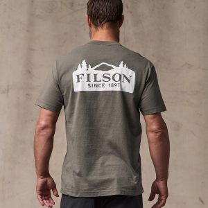 Alternative view of Scenic Graphic T-shirt - Hawk Brown